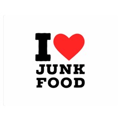 I Love Junk Food Two Sides Premium Plush Fleece Blanket (medium) by ilovewhateva