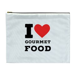 I Love Gourmet Food Cosmetic Bag (xl) by ilovewhateva