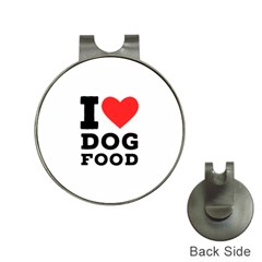 I Love Dog Food Hat Clips With Golf Markers by ilovewhateva