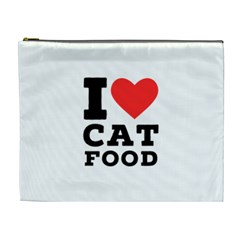 I Love Cat Food Cosmetic Bag (xl) by ilovewhateva