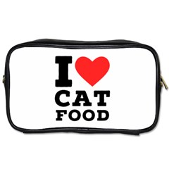 I Love Cat Food Toiletries Bag (one Side) by ilovewhateva