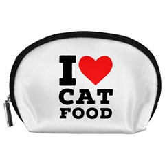 I Love Cat Food Accessory Pouch (large) by ilovewhateva