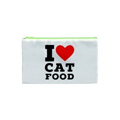 I Love Cat Food Cosmetic Bag (xs) by ilovewhateva