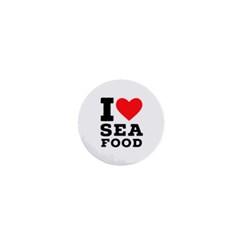 I love sea food 1  Mini Buttons