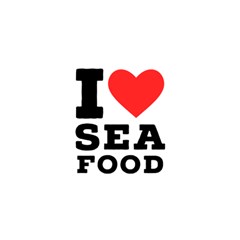 I Love Sea Food Play Mat (rectangle)