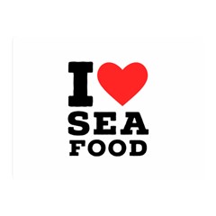 I love sea food Two Sides Premium Plush Fleece Blanket (Mini)