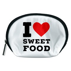 I Love Sweet Food Accessory Pouch (medium) by ilovewhateva