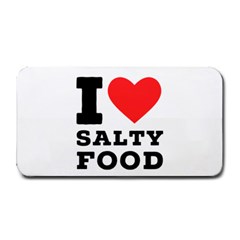 I Love Salty Food Medium Bar Mat by ilovewhateva