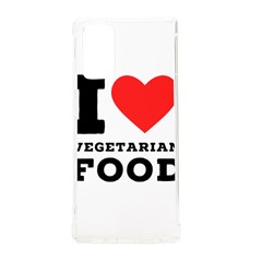 I Love Vegetarian Food Samsung Galaxy Note 20 Tpu Uv Case by ilovewhateva