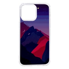 Abstract Landscape Sunrise Mountains Blue Sky Iphone 14 Pro Max Tpu Uv Print Case