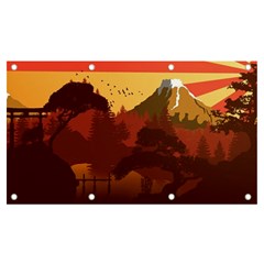 Japan Art Illustration Banner And Sign 7  X 4  by Grandong