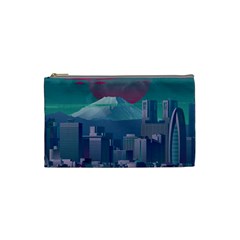 The Sun City Tokyo Japan Volcano Kyscrapers Building Cosmetic Bag (small) by Grandong