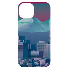 The Sun City Tokyo Japan Volcano Kyscrapers Building Iphone 14 Black Uv Print Case by Grandong