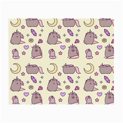 Beautiful Beauty Cartoon Cat Small Glasses Cloth by Grandong