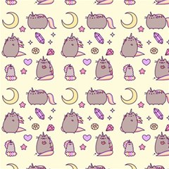 Beautiful Beauty Cartoon Cat Play Mat (rectangle) by Grandong