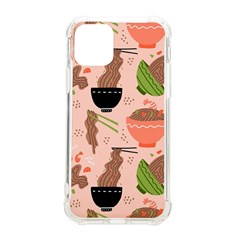 Doodle Yakisoba Seamless Pattern Background Cartoon Japanese Street Food Iphone 11 Pro 5 8 Inch Tpu Uv Print Case by Grandong