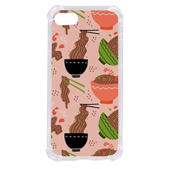 Doodle Yakisoba Seamless Pattern Background Cartoon Japanese Street Food Iphone Se