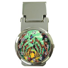 Monkey Tiger Bird Parrot Forest Jungle Style Money Clip Watches by Grandong