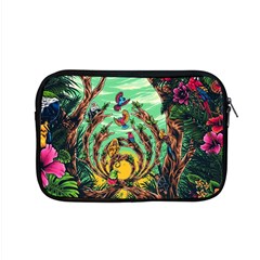 Monkey Tiger Bird Parrot Forest Jungle Style Apple Macbook Pro 15  Zipper Case by Grandong