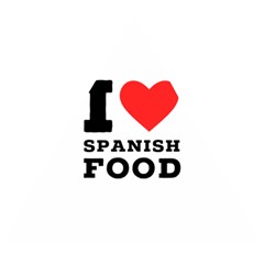 I Love Spanish Food Wooden Puzzle Triangle by ilovewhateva