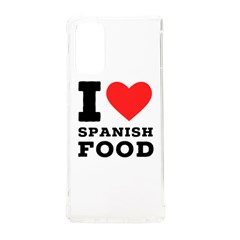 I Love Spanish Food Samsung Galaxy Note 20 Tpu Uv Case by ilovewhateva