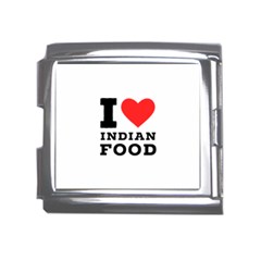 I Love Indian Food Mega Link Italian Charm (18mm) by ilovewhateva