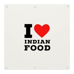 I Love Indian Food Banner And Sign 3  X 3  by ilovewhateva