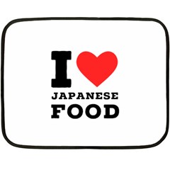 I Love Japanese Food Fleece Blanket (mini) by ilovewhateva