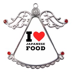 I love Japanese food Metal Angel with Crystal Ornament