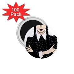 Wednesday Addams 1 75  Magnets (100 Pack)  by Fundigitalart234