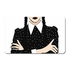 Wednesday Addams Magnet (rectangular) by Fundigitalart234