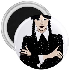 Wednesday Addams 3  Magnets by Fundigitalart234