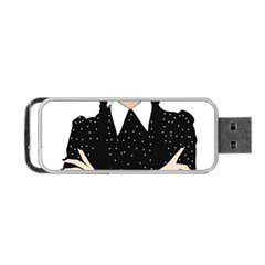 Wednesday Addams Portable Usb Flash (two Sides) by Fundigitalart234