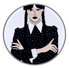 Wednesday Addams Wireless Fast Charger(white) by Fundigitalart234