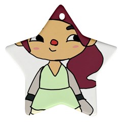 Toca Life Self Made Character  Ornament (star) by Fundigitalart234