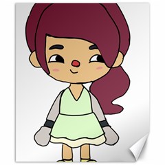 Toca Life Self Made Character  Canvas 8  X 10  by Fundigitalart234