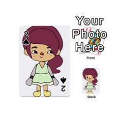 Toca life self made character  Playing Cards 54 Designs (Mini)