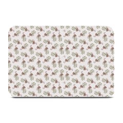 Warm Blossom Harmony Floral Pattern Plate Mats by dflcprintsclothing