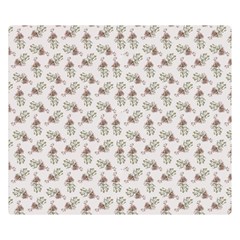 Warm Blossom Harmony Floral Pattern Two Sides Premium Plush Fleece Blanket (small) by dflcprintsclothing