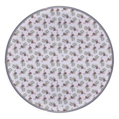 Warm Blossom Harmony Floral Pattern Wireless Fast Charger(white) by dflcprintsclothing