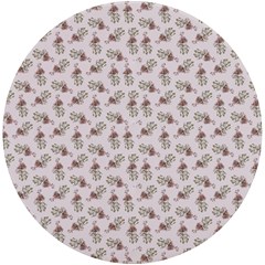 Warm Blossom Harmony Floral Pattern Uv Print Round Tile Coaster by dflcprintsclothing