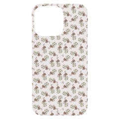 Warm Blossom Harmony Floral Pattern Iphone 14 Pro Max Black Uv Print Case by dflcprintsclothing