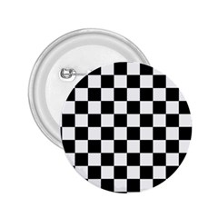 Black White Checker Pattern Checkerboard 2 25  Buttons