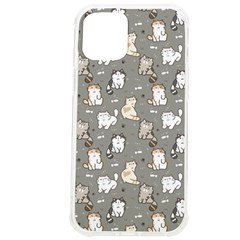 Cute Cat Pattern Cartoon Iphone 12 Pro Max Tpu Uv Print Case by Cowasu