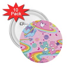 Bears Kawaii Pattern 2 25  Buttons (10 Pack) 