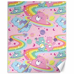 Bears Kawaii Pattern Canvas 16  X 20 