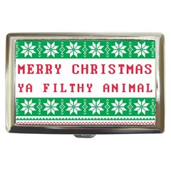 Merry Christmas Ya Filthy Animal Cigarette Money Case