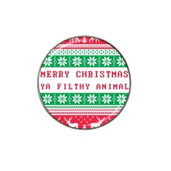 Merry Christmas Ya Filthy Animal Hat Clip Ball Marker