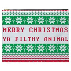 Merry Christmas Ya Filthy Animal Cosmetic Bag (xxxl) by Cowasu