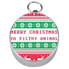 Merry Christmas Ya Filthy Animal Silver Compasses by Cowasu